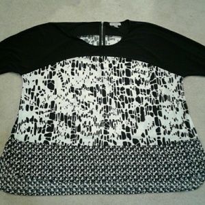 Plus Size 3/4 sleeves shirt